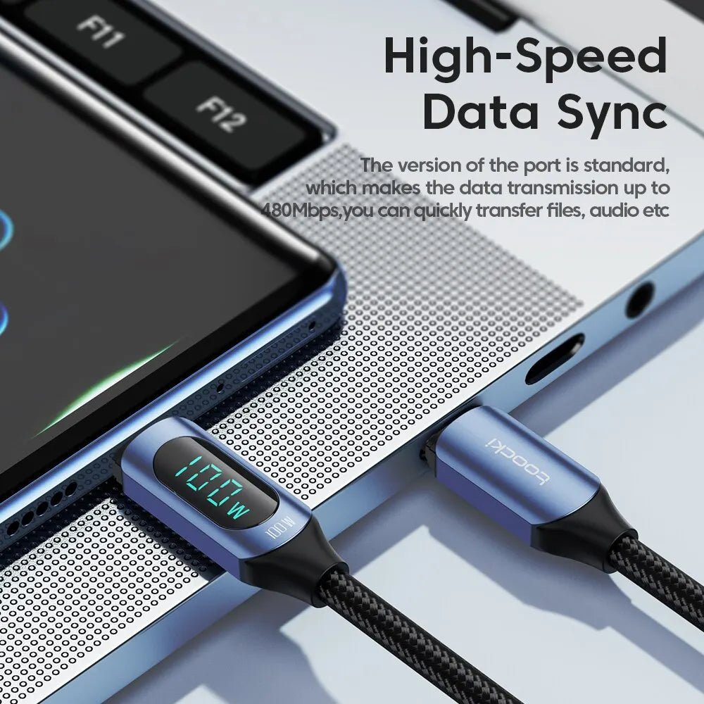Type C to Type C Cable 100W Fast Charging - Supersell