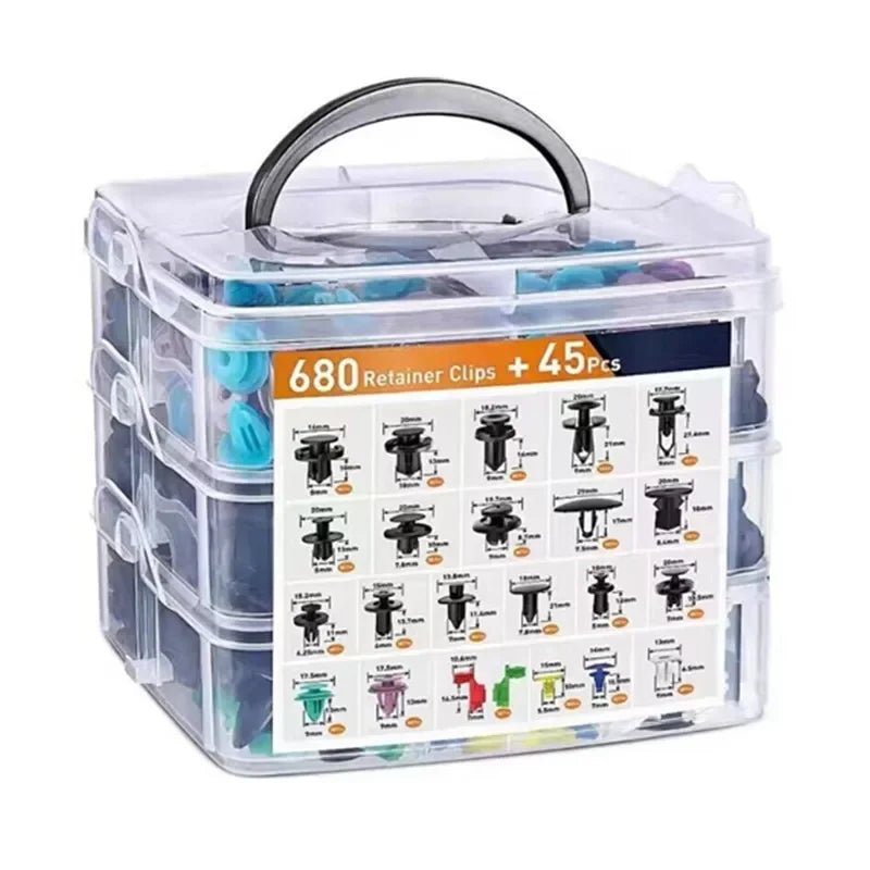 Universal Car Clip Fastener Kit – Bumper, Fender & Trim Retainers - Supersell