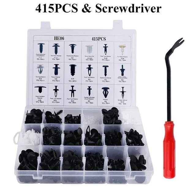 Universal Car Clip Fastener Kit – Bumper, Fender & Trim Retainers - Supersell