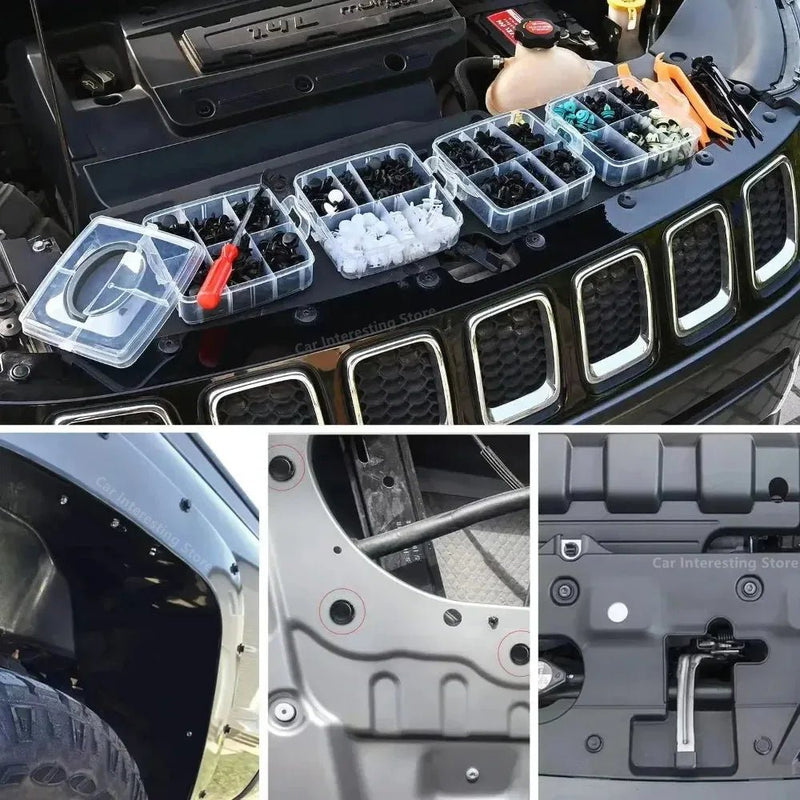Universal Car Clip Fastener Kit – Bumper, Fender & Trim Retainers - Supersell