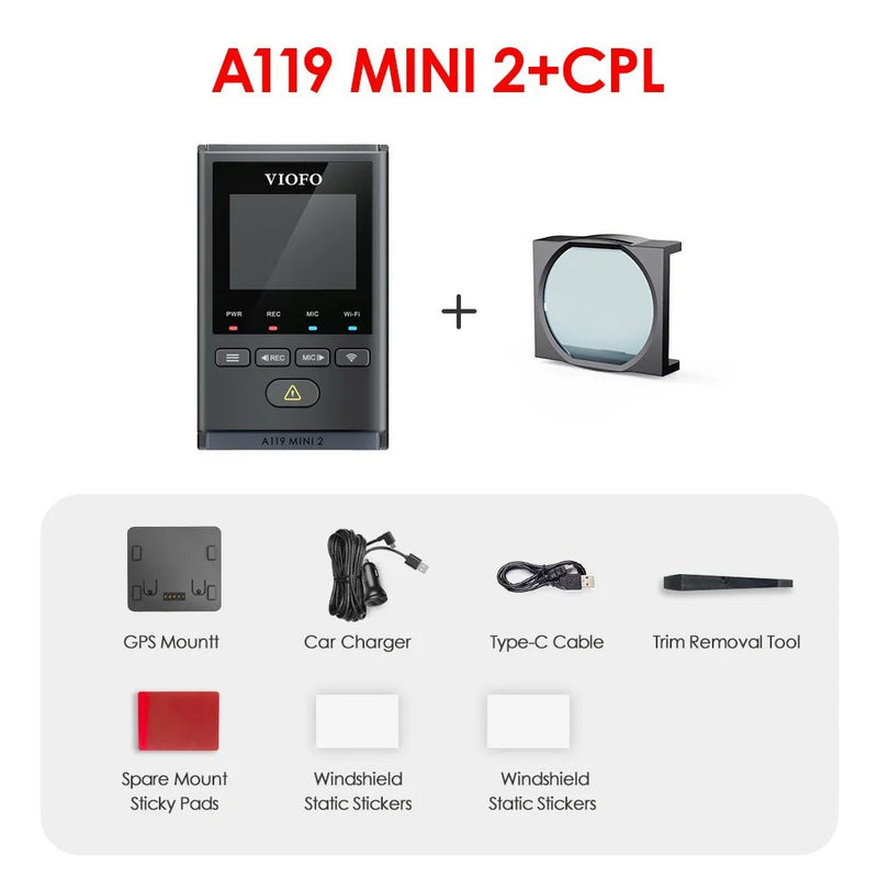 VIOFO A119 MINI 2 60FPS DashCam - Supersell