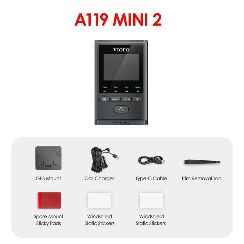 VIOFO A119 MINI 2 60FPS DashCam - Supersell