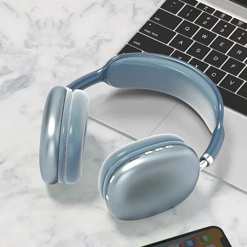 Wireless Bluetooth Headphones with Mic Noise Cancelling - Supersell